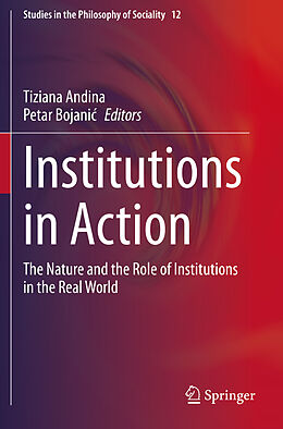 Couverture cartonnée Institutions in Action de 