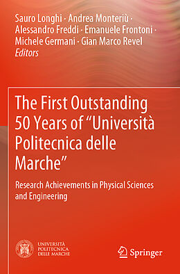 Couverture cartonnée The First Outstanding 50 Years of  Università Politecnica delle Marche  de 