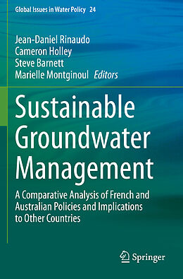 Couverture cartonnée Sustainable Groundwater Management de 