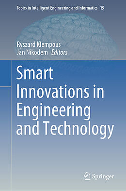 Livre Relié Smart Innovations in Engineering and Technology de 