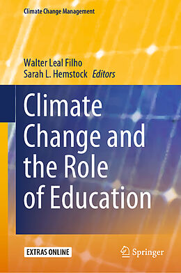 Livre Relié Climate Change and the Role of Education de 