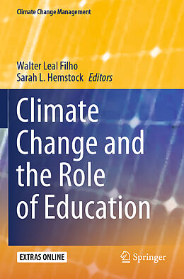 Couverture cartonnée Climate Change and the Role of Education de 