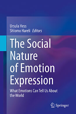 Livre Relié The Social Nature of Emotion Expression de 