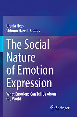 Couverture cartonnée The Social Nature of Emotion Expression de 