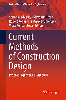 Couverture cartonnée Current Methods of Construction Design de 