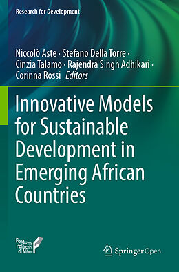 Couverture cartonnée Innovative Models for Sustainable Development in Emerging African Countries de 