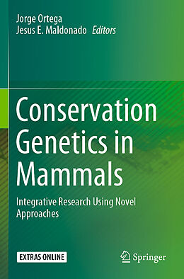 Couverture cartonnée Conservation Genetics in Mammals de 