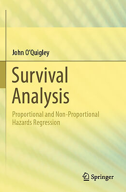 Couverture cartonnée Survival Analysis de John O'Quigley