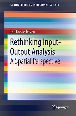 eBook (pdf) Rethinking Input-Output Analysis de Jan Oosterhaven