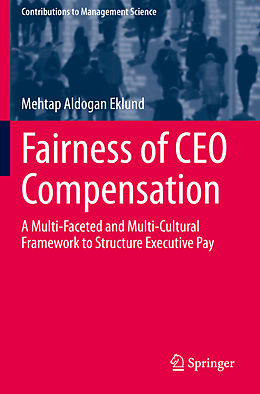 Kartonierter Einband Fairness of CEO Compensation von Mehtap Aldogan Eklund