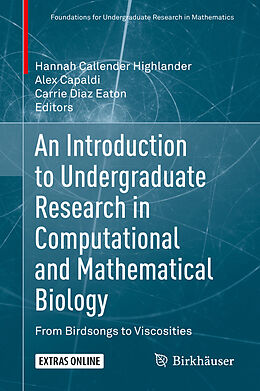 Livre Relié An Introduction to Undergraduate Research in Computational and Mathematical Biology de 