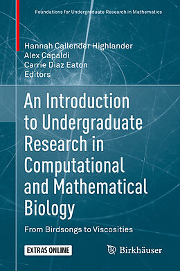 eBook (pdf) An Introduction to Undergraduate Research in Computational and Mathematical Biology de 