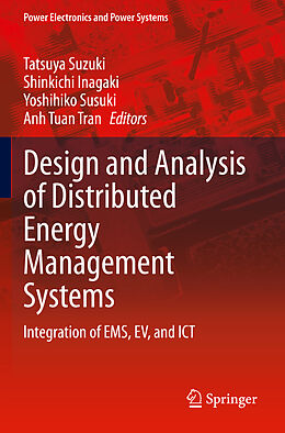 Couverture cartonnée Design and Analysis of Distributed Energy Management Systems de 