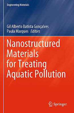 Couverture cartonnée Nanostructured Materials for Treating Aquatic Pollution de 