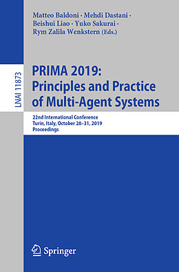 Kartonierter Einband PRIMA 2019: Principles and Practice of Multi-Agent Systems von 