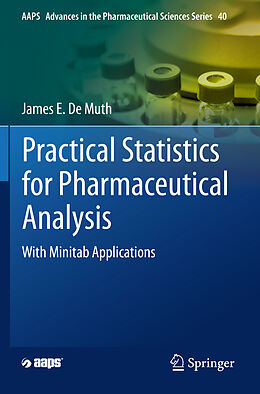 Couverture cartonnée Practical Statistics for Pharmaceutical Analysis de James E. De Muth
