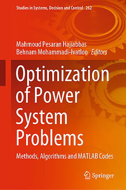 Livre Relié Optimization of Power System Problems de 