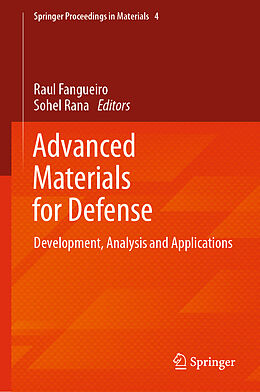 Livre Relié Advanced Materials for Defense de 