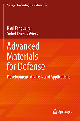 Couverture cartonnée Advanced Materials for Defense de 