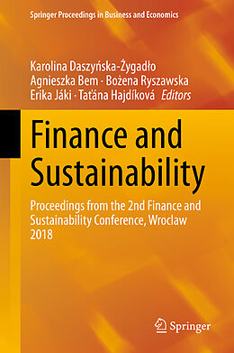 Fester Einband Finance and Sustainability von 