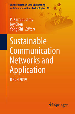 Couverture cartonnée Sustainable Communication Networks and Application de 