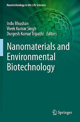 Couverture cartonnée Nanomaterials and Environmental Biotechnology de 