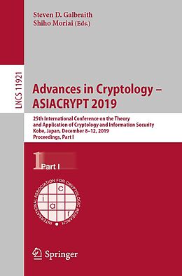 E-Book (pdf) Advances in Cryptology - ASIACRYPT 2019 von 