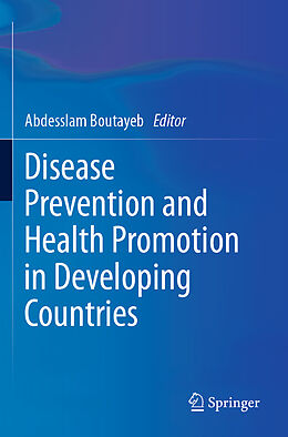 Couverture cartonnée Disease Prevention and Health Promotion in Developing Countries de 