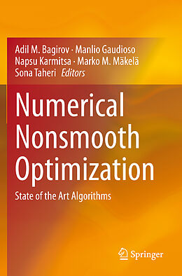 Couverture cartonnée Numerical Nonsmooth Optimization de 