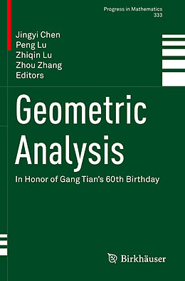 Couverture cartonnée Geometric Analysis de 