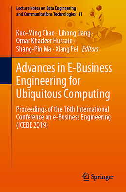 Couverture cartonnée Advances in E-Business Engineering for Ubiquitous Computing de 