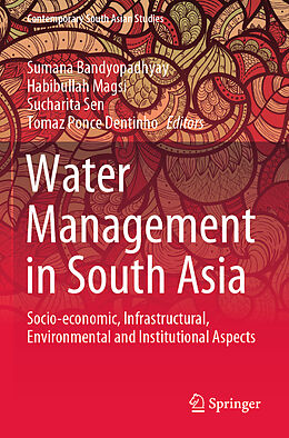 Couverture cartonnée Water Management in South Asia de 