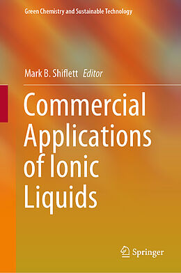 Livre Relié Commercial Applications of Ionic Liquids de 