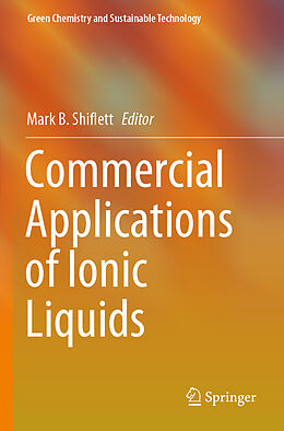 Couverture cartonnée Commercial Applications of Ionic Liquids de 