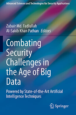 Couverture cartonnée Combating Security Challenges in the Age of Big Data de 