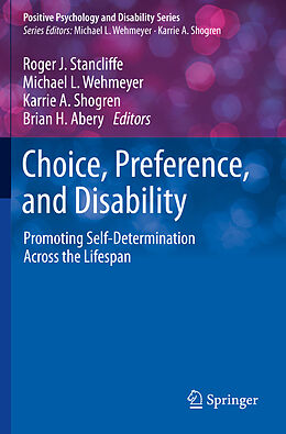 Kartonierter Einband Choice, Preference, and Disability von 