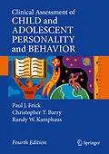 E-Book (pdf) Clinical Assessment of Child and Adolescent Personality and Behavior von Paul J. Frick, Christopher T. Barry, Randy W. Kamphaus