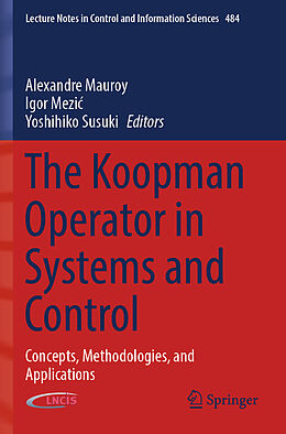 Kartonierter Einband The Koopman Operator in Systems and Control von 