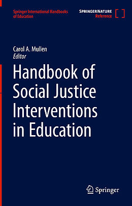 Livre Relié Handbook of Social Justice Interventions in Education de 