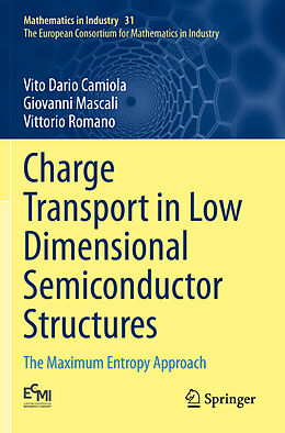 Couverture cartonnée Charge Transport in Low Dimensional Semiconductor Structures de Vito Dario Camiola, Vittorio Romano, Giovanni Mascali