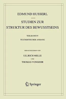 E-Book (pdf) Studien zur Struktur des Bewusstseins von Edmund Husserl
