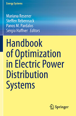 Couverture cartonnée Handbook of Optimization in Electric Power Distribution Systems de 