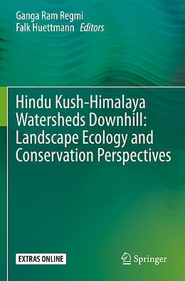 Couverture cartonnée Hindu Kush-Himalaya Watersheds Downhill: Landscape Ecology and Conservation Perspectives de 