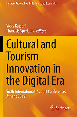 Couverture cartonnée Cultural and Tourism Innovation in the Digital Era de 