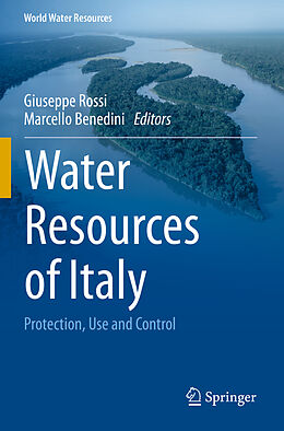 Couverture cartonnée Water Resources of Italy de 