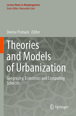 Couverture cartonnée Theories and Models of Urbanization de 
