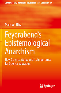 Couverture cartonnée Feyerabend s Epistemological Anarchism de Mansoor Niaz