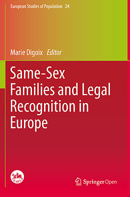 Couverture cartonnée Same-Sex Families and Legal Recognition in Europe de 