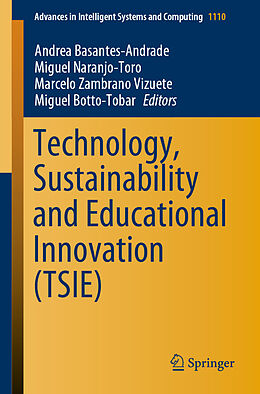 Couverture cartonnée Technology, Sustainability and Educational Innovation (TSIE) de 