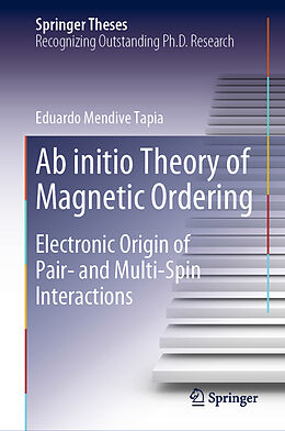 Fester Einband Ab initio Theory of Magnetic Ordering von Eduardo Mendive Tapia